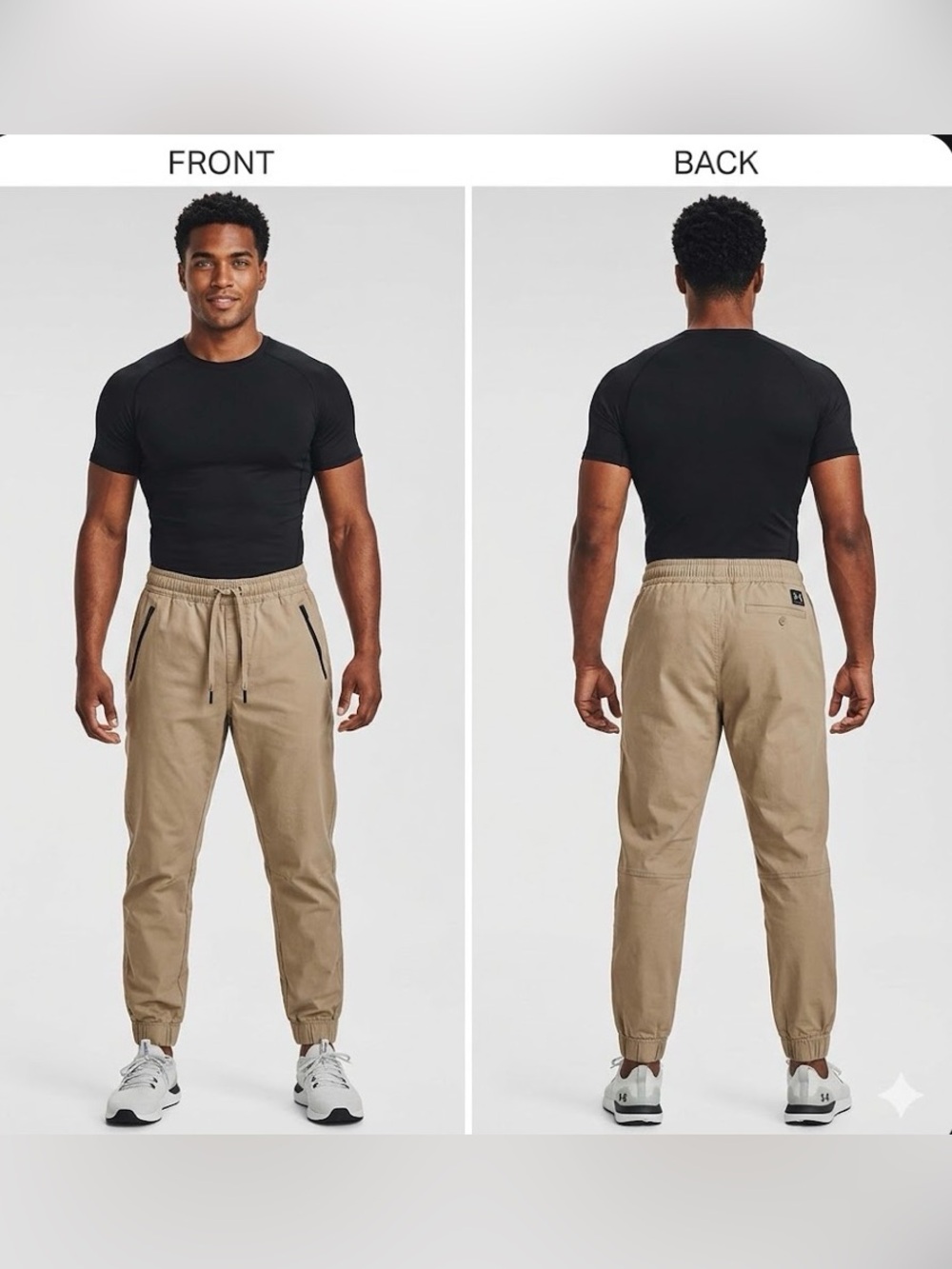Under Armour Men's khaki Joggers pants size large